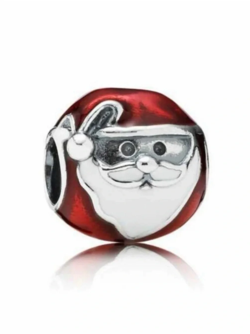 Pandora Jolly Santa Claus Christmas Bead